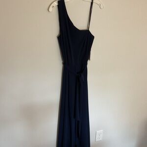 Vince Camuto Midnight Blue One-Shoulder Dress
